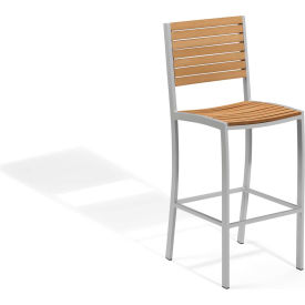 Oxford Garden® Travira Outdoor Bar Chair - Tekwood Natural TVBCHN-PC.F