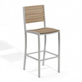 Oxford Garden® Travira Outdoor Bar Chair - Tekwood Vintage TVBCHV-PC.F
