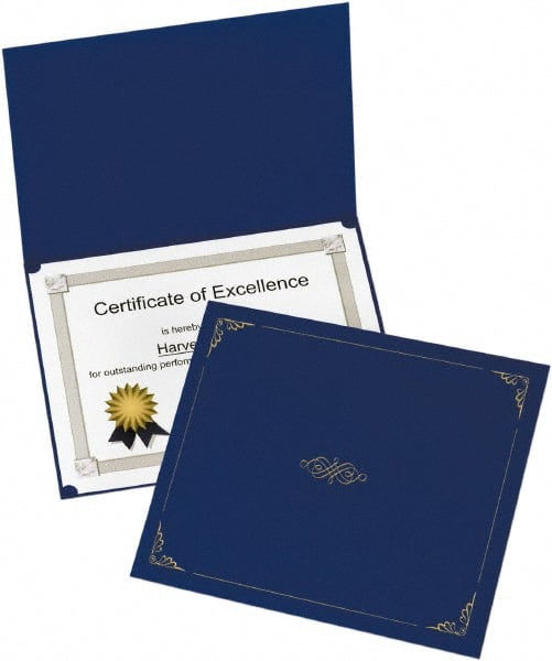 5 Pc Certificate & Document Holder: Dark Blue MPN:OXF29900235BGD - Pkg Qty 5