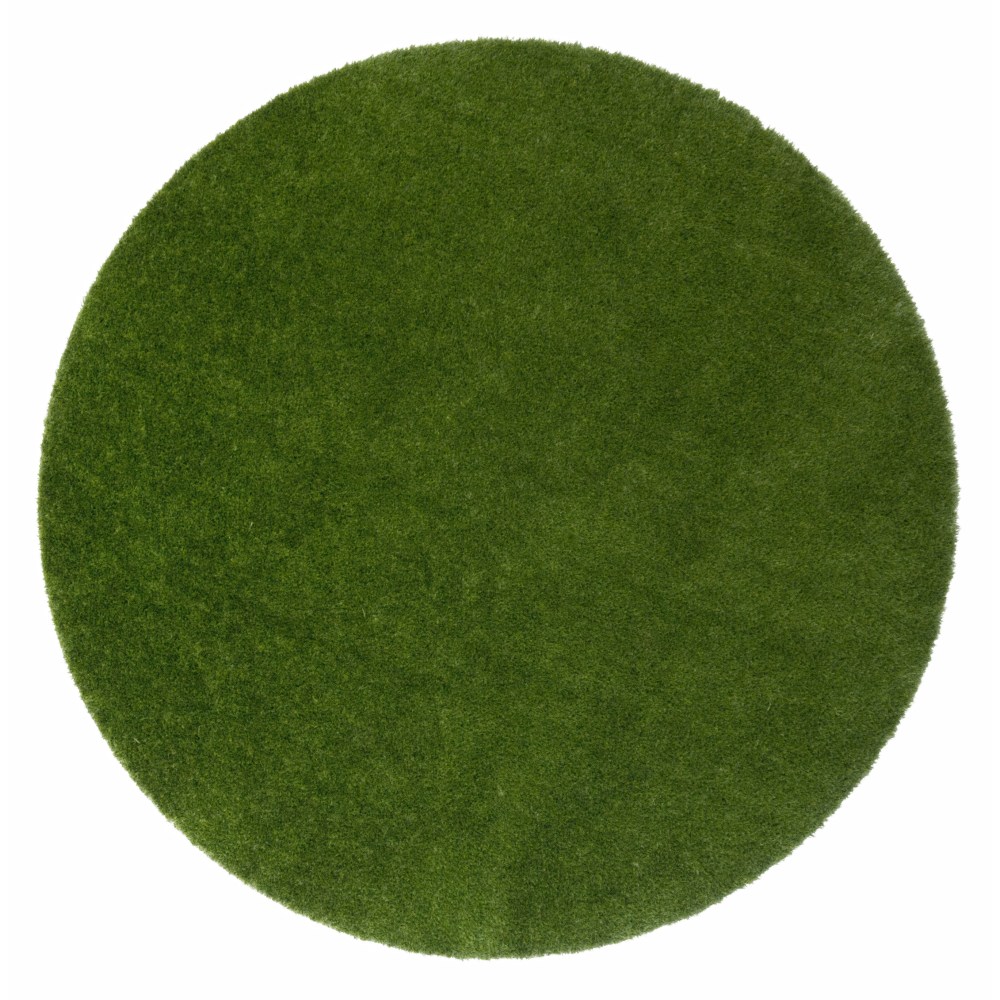 Joy Carpets Kid Essentials Artificial Grass Round Area Rug, 7-1/2ft x 7-1/2ft, GreenSpace MPN:624E