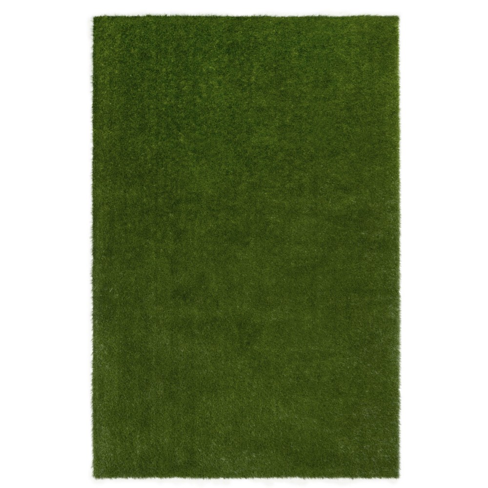 Joy Carpets Kid Essentials Artificial Grass Rectangle Area Rug, 4ft x 6ft, GreenSpace MPN:624N