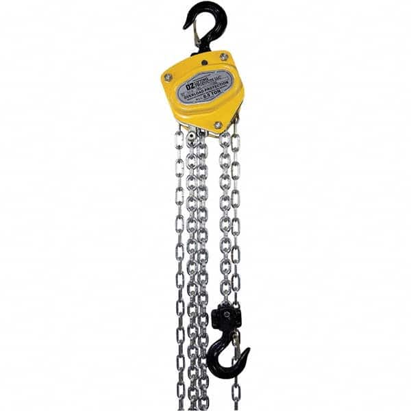 Manual Hand Chain with Overload Protection Hoist: 53 lb Working Load Limit MPN:OZ005-15CHOP