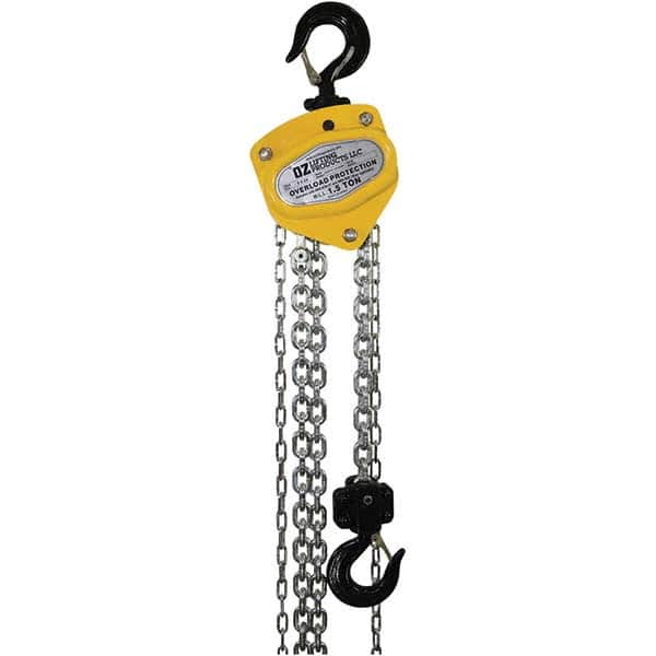 Manual Hand Chain with Overload Protection Hoist MPN:OZ015-20CHOP