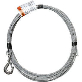 OZ Lifting Products Galvanized Cable Assembly with Ball End Fitting 3/16