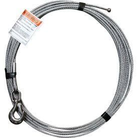 OZ Lifting Products Galvanized Cable Assembly with Ball End Fitting 1/4