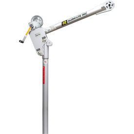 OZ Lifting Products 500 lb. Alumi-Lite Davit Crane with Carbon Steel Brake Winch OZA500DAV