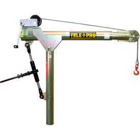 OZ Lifting Tele-Pro Davit Crane 2500 Lb. Capcity W/ Manual Winch And Brake OZTP2500DAV