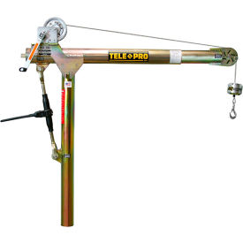 OZ Lifting Tele-Pro Davit Crane 500 Lb. Capcity W/ Manual Winch And Brake OZTP500DAV
