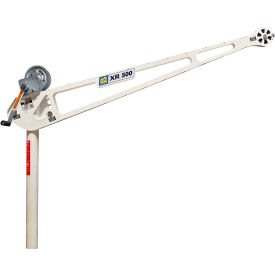 OZ Lifting Products 500 lb. Extended Reach Davit Crane with Manual Winch OZXR500DAV