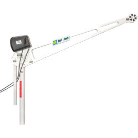 OZ Lifting Products 500 lb. Extended Reach Davit Crane with DC Electric Winch OZXR500DAV-DCW