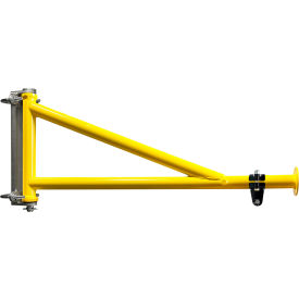 OZ Lifting Electric Builder's Hoist Mounting Arm Bracket with Hoist Clamp Pipe Mount OBH230-HC