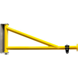 OZ Lifting Electric Builder's Hoist Mounting Arm Bracket with Hoist Clamp Wall Mount OBH230-WALL-HC
