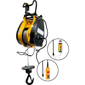 OZ Lifting Products Electric Builder's Hoist 1000 lb. Capacity 90' Lift 37 FPM 115V OBHW1000