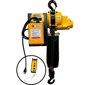 OZ Lifting Products Electric Hoist w/ Wireless Adapter 4000 lb. Capacity 15' Lift 6.50 FPM 115V OZ4000ECW-15