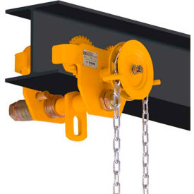 OZ Lifting OZ1GBT Geared Beam Trolley 1 Ton Capacity OZ1GBT