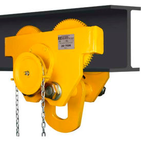 OZ Lifting OZ20GBT Geared Beam Trolley 20 Ton Capacity OZ20GBT