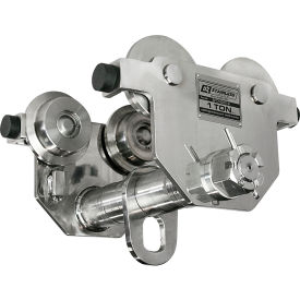OZ Lifting Push Beam Trolley Stainless Steel 1 Ton OZSS1PBT