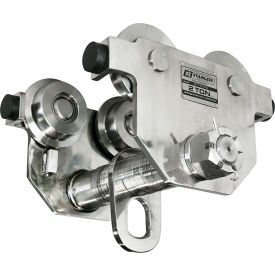 OZ Lifting Push Beam Trolley Stainless Steel 2 Ton OZSS2PBT