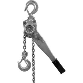 OZ Lifting Products Stainless Steel Manual Lever Hoist 1-1/2 Ton Capacity 20' Lift OZSS150-20LH