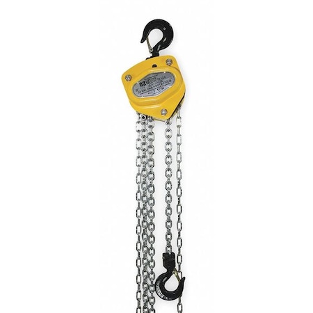 Manual Chain Hoist, 2000 lb., Lift 10 ft. MPN:OZ010-10CHOP