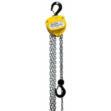 Manual Chain Hoist, 55 lb, 2, 000 lb, 1 1/4 in MPN:OZ010-30CHOP