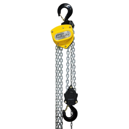 Manual Chain Hoist, 6000 lb., Lift 10 ft. MPN:OZ030-10CHOP