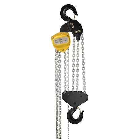 Manual Chain Hoist, 20000 lb., Lift 10 ft. MPN:OZ100-10CHOP