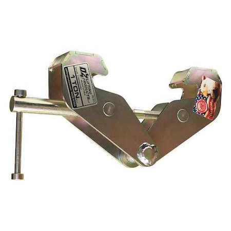Beam Clamp, Steel, 2000 lb., Manual MPN:OZ1BCA