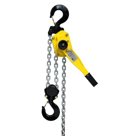 Lever Chain Hoist, 12, 000 lb, 10 ft, Hook Mounted - No Trolley MPN:OZ600-10LHOP