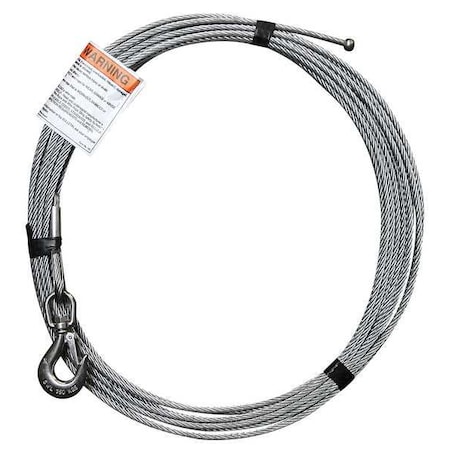 Cable, Galvanized Steel, 1200 lb. MPN:OZGAL.25-55B