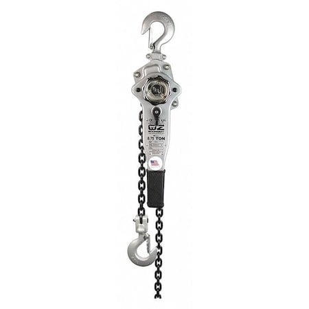 Lever Hoist, 1500 lb., 10ft. Load Chain, 1500 lb. Load Capacity, 10 ft Hoist Lift MPN:OZIND075-10LH