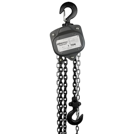 Chain Hoist, 2000 lb., 20ft. Load Chain MPN:OZIND010-20CH