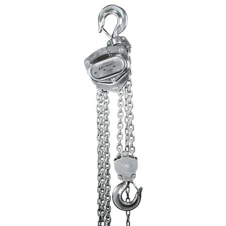 2 Ton Stainless Steel Chain Hoist 10 Ft Lift MPN:OZSS020-10CH