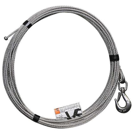 Cable, Stainless Steel, 800 lb. MPN:OZSS.19-80B