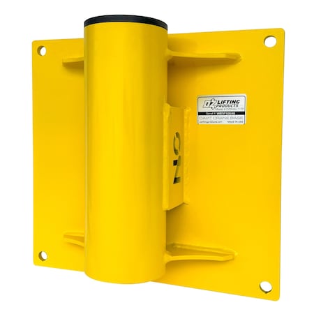 Wall mount base for the OZTP1200DAV Tele-Pro Davit Cranes MPN:OZWALL1-TP