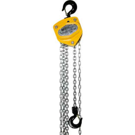 OZ Lifting Manual Chain Hoist With Std. Overload Protection 1 Ton Cap. 10' Lift OZ010-10CHOP