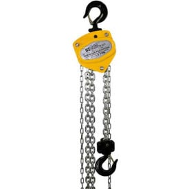 OZ Lifting Manual Chain Hoist w/Std. Overload Protection 1-1/2 Ton Cap. 20' Lift OZ015-20CHOP
