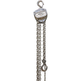 OZ Lifting Stainless Steel Chain Hoist 1/2 Ton Capacity 50' Lift OZSS005-50CH