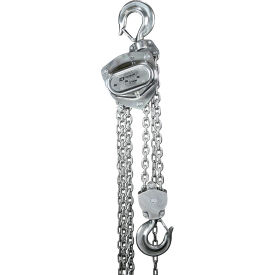 OZ Lifting Stainless Steel Chain Hoist 2 Ton Capacity 50' Lift OZSS020-50CH