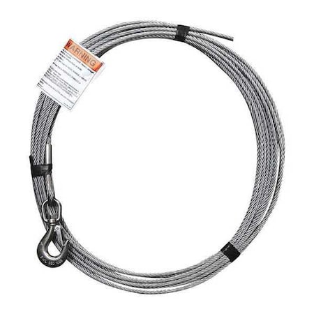 Cable Assembly, Galvanized, 1/4
