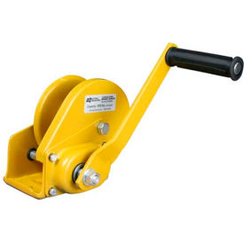 OZ Lifting OZ1000BW Carbon Steel Hand Winch with Brake 1000 Lb. Capacity OZ1000BW
