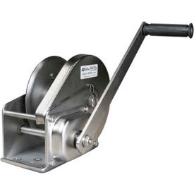 OZ Lifting OZ1500BWSS Stainless Steel Hand Winch with Brake 1500 Lb. Capacity OZ1500BWSS
