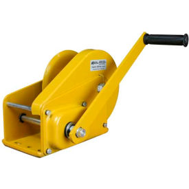 OZ Lifting OZ2000BW Carbon Steel Hand Winch with Brake 2000 Lb. Capacity OZ2000BW
