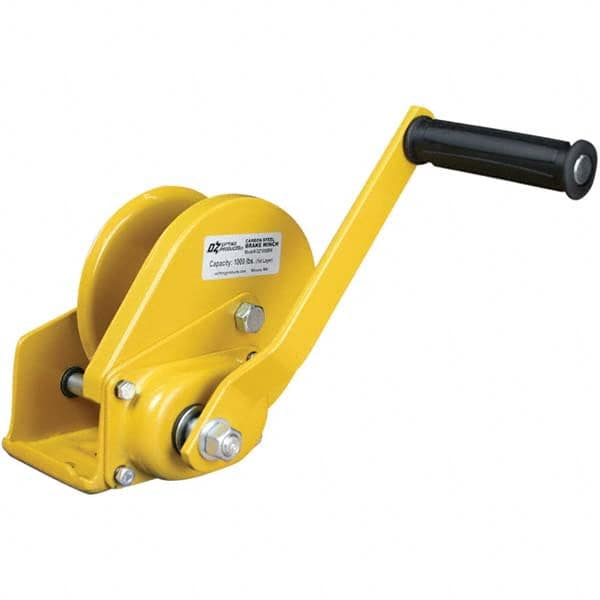 Winches; Winch Type: Pulling ; Line Pull Capacity (Lb.): 1000 ; Load Rating 1st Layer: 1000 ; Load Rating Mid-drum: 750 ; Load Rating Full Drum: 500 ; Number Of Speeds: One MPN:OZ1000BW