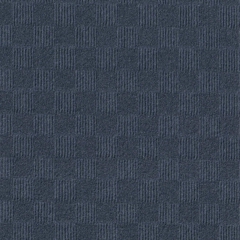 Foss Floors Crochet Peel & Stick Carpet Tiles, 24in x 24in, Denim, Set Of 15 Tiles MPN:7CDMN3415PK