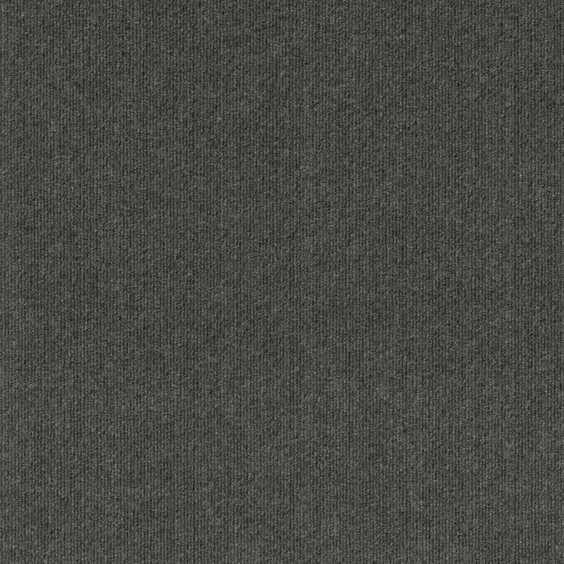 Foss Floors Ridgeline Peel & Stick Carpet Tiles, 24in x 24in, Black Ice, Set Of 15 Tiles MPN:7RDMN0915PK
