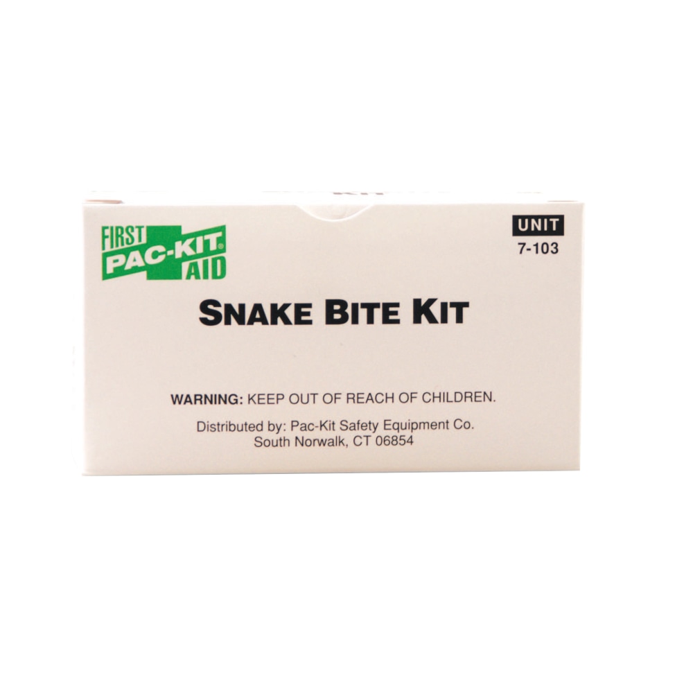 Snake Bite Kits, 11 Pieces, Plastic MPN:579-7103