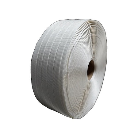 Plastic Strapping, 3, 100 lb, White MPN:85W