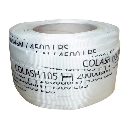 Plastic Strapping, 4, 400 lb, White MPN:COLASH 105
