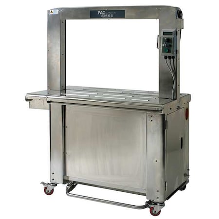Arch Strapping Machine, Semi Automatic MPN:SM65 850x600 9mm Stainless